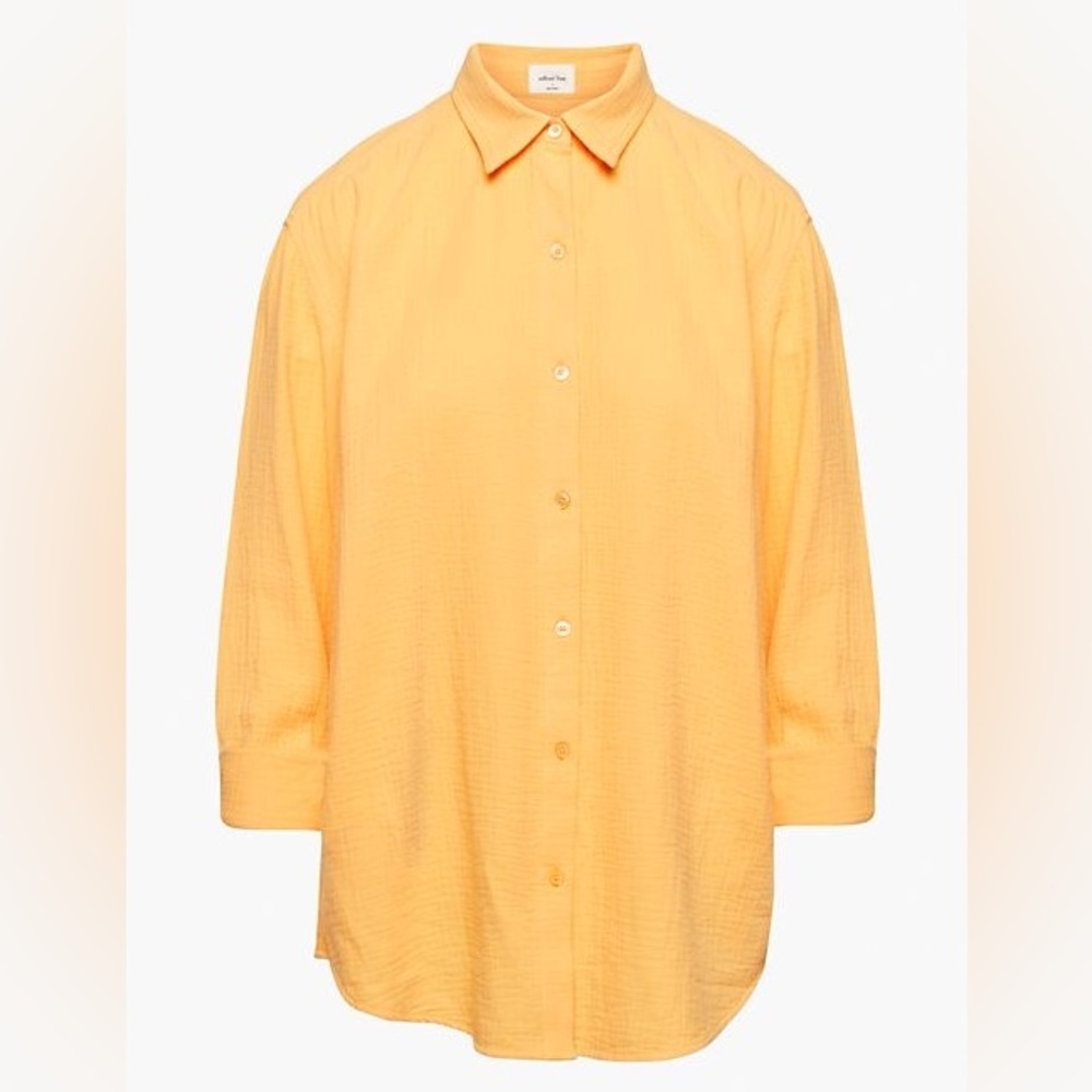 Aritzia Wilfred Free Sail Button Down Blouse (Size Small)
